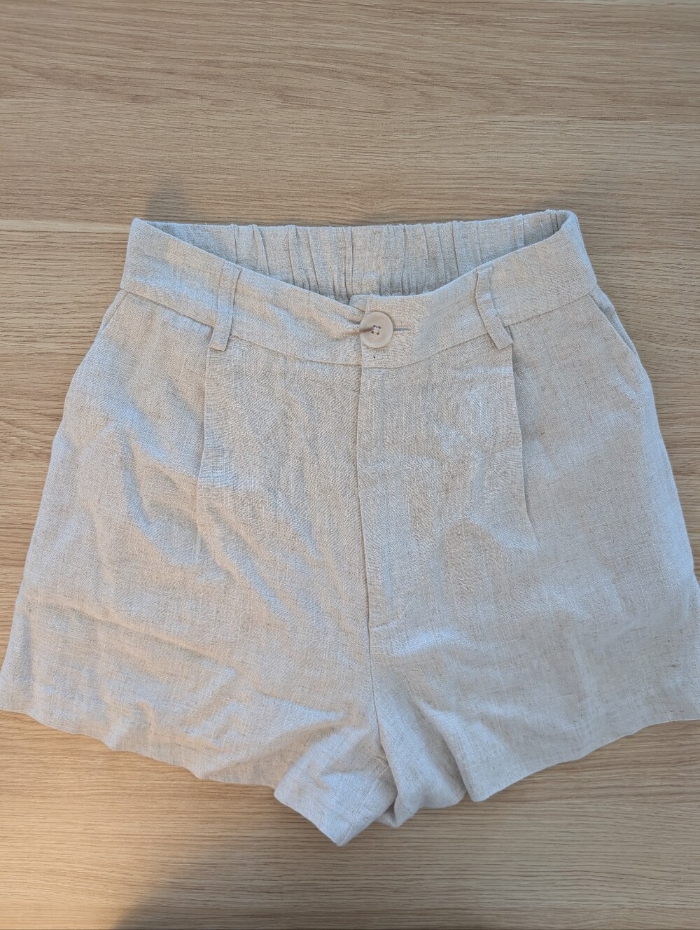 Stradivarius Linen Shorts